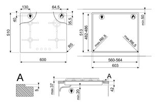 Варочная панель Smeg PV164S2 фото 4 в Новосибирске
