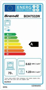 Встраиваемый духовой шкаф Brandt BOH7532W фото 3 в Новосибирске