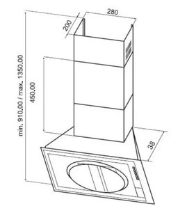 Вытяжка Kuppersberg F 926 BL фото 2 в Новосибирске