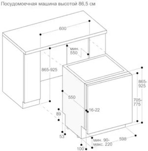 Встраиваемая посудомоечная машина Гаггенау DF271160 фото 2 в Новосибирске Встраиваемая посудомоечная машина Gaggenau DF271160 фото 2 в Новосибирске