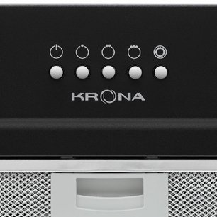 Встраиваемая вытяжка KRONA KATE 600 BLACK PB V2 фото 4 в Новосибирске