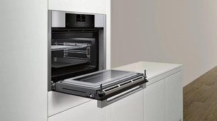 Компактный духовой шкаф с СВЧ Нефф C15MS22N0 фото 2 в Новосибирске Компактный духовой шкаф с СВЧ Neff C15MS22N0 фото 2 в Новосибирске