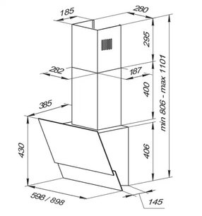 Вытяжка Kuppersberg F 612 B фото 4 в Новосибирске