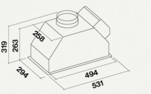Встраиваемая вытяжка Фалмек Gruppo Incasso GREEN TECH 50 фото 3 в Новосибирске Встраиваемая вытяжка Falmec Gruppo Incasso GREEN TECH 50 фото 3 в Новосибирске