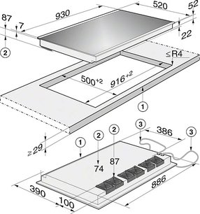 Индукционная панель Миле KM6395 FlexTouch фото 2 в Новосибирске Индукционная панель Miele KM6395 FlexTouch фото 2 в Новосибирске