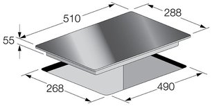 Варочная панель Фулгор Милано CH 302 ID TC WH/2 фото 2 в Новосибирске Варочная панель Fulgor Milano CH 302 ID TC WH/2 фото 2 в Новосибирске