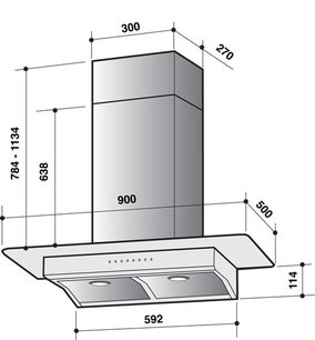 Вытяжка De Dietrich DHD 787 B фото 3 в Новосибирске