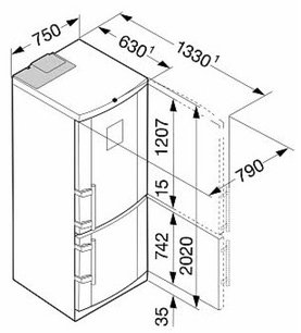 Холодильник Liebherr CBNPbe 5156 Premium NoFrost фото 4 в Новосибирске