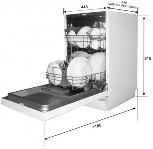 Встраиваемая посудомоечная машина Брандт VS1010J фото 3 в Новосибирске Встраиваемая посудомоечная машина Brandt VS1010J фото 3 в Новосибирске