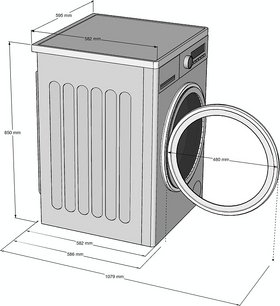 Стирально-сушильная машина Korting KWD 60DS12106 фото 3 в Новосибирске