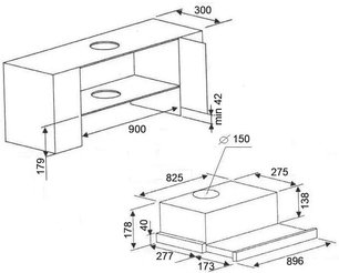 Встраиваемая вытяжка Kuppersberg SLIMLUX S 90 GW фото 4 в Новосибирске