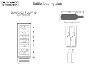Встраиваемый винный шкаф Dunavox DAUF-19.58C фото 2 в Новосибирске