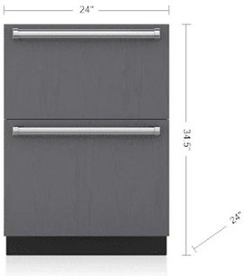 Встраиваемый морозильник SUB-ZERO ID24FI фото в Новосибирске