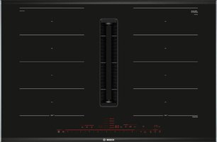 Индукционная варочная панель с вытяжкой Бош PXX875D57E фото в Новосибирске Индукционная варочная панель с вытяжкой Bosch PXX875D57E фото в Новосибирске
