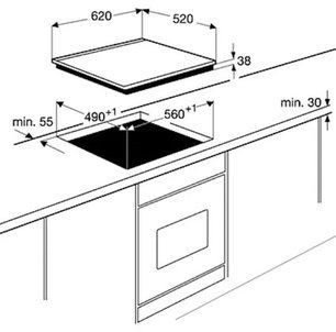 Варочная панель АЕГ HE604070FB фото 2 в Новосибирске Варочная панель AEG HE604070FB фото 2 в Новосибирске