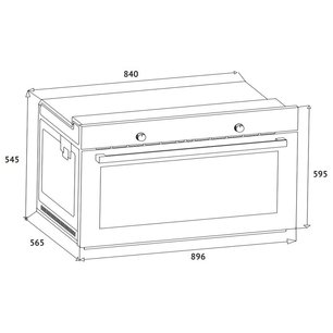 Электрический духовой шкаф Korting OKB 7129 SGW фото 3 в Новосибирске