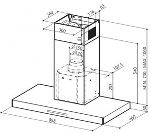 Вытяжка Faber Look BRS X/V A90 фото 2 в Новосибирске
