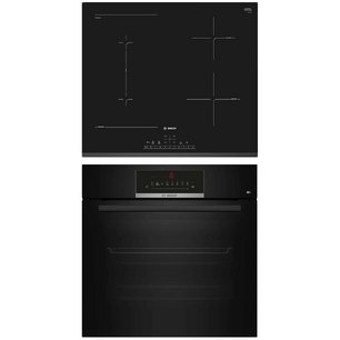 Bosch (варочная панель PVS631FB5E + духовой шкаф HBJ559YB6R) фото в Новосибирске