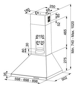 Вытяжка Franke FDL 664 XS фото 2 в Новосибирске