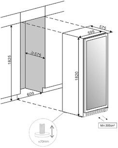 Винный шкаф Pando PBE 182-190 фото 3 в Новосибирске