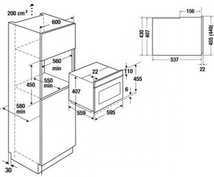 Компактный духовой шкаф с паром Kuppersbusch CBD 6550.0 G5 Black Velvet фото 4 в Новосибирске
