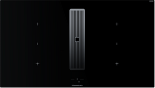 Индукционная варочная поверхность с вытяжкой Kuppersbusch с ручками из нержавеющей стали KMI 9850.1 SR-E Stainless steel фото в Новосибирске