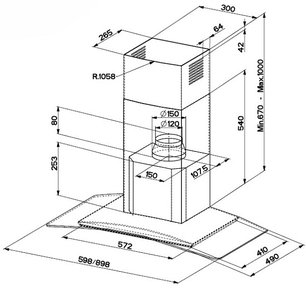 Вытяжка Franke FGC 625 XS фото 2 в Новосибирске
