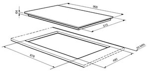 Варочная панель SMEG SI3950B фото 2 в Новосибирске Варочная панель SMEG SI3950B фото 2 в Новосибирске