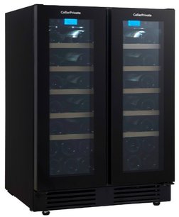 Встраиваемый под столешницу винный шкаф Селлар Приват CP042-2TBH фото 4 в Новосибирске Встраиваемый под столешницу винный шкаф CellarPrivate CP042-2TBH фото 4 в Новосибирске