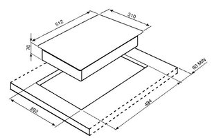 Варочная панель Смег PGF30T фото 3 в Новосибирске Варочная панель Smeg PGF30T фото 3 в Новосибирске