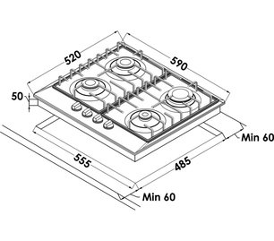 Варочная панель Schaub Lorenz SLK GY6525 фото 2 в Новосибирске