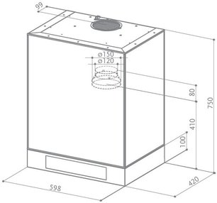 Вытяжка Faber  GLORY PRO X/V A 60 LOGIC фото 4 в Новосибирске