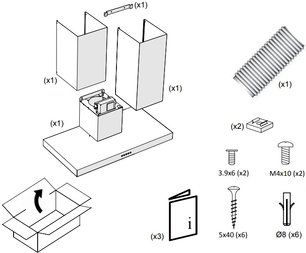 Вытяжка Pando P-823/90 IX V.850 SEC фото 3 в Новосибирске