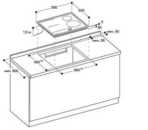 Индукционная варочная панель Gaggenau CI262104 фото 2 в Новосибирске