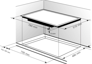 Варочная панель Зигмунд Штайн CIS 555.75 BK фото 4 в Новосибирске Варочная панель Zigmund Shtain CIS 555.75 BK фото 4 в Новосибирске