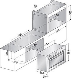 Духовой шкаф Ilve 800-WMP фото 3 в Новосибирске