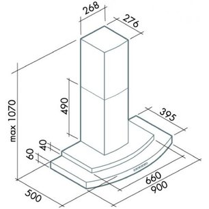 Вытяжка De Dietrich DHD 516 XE 1 фото 3 в Новосибирске