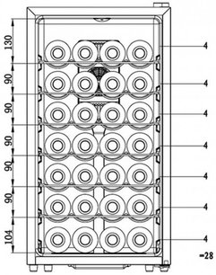 Винный шкаф La Sommeliere LS28KB фото 2 в Новосибирске