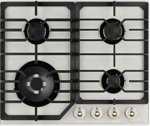 Газовая варочная панель Куперсберг FG 601 W Silver фото в Новосибирске Газовая варочная панель Kuppersberg FG 601 W Silver фото в Новосибирске