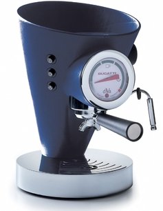 Кофеварка Bugatti DIVA Leather Blue фото в Новосибирске