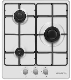 Газовая варочная панель MAUNFELD EGHE.43.3STS-EW фото 2 в Новосибирске Газовая варочная панель MAUNFELD EGHE.43.3STS-EW фото 2 в Новосибирске