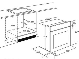 Духовой шкаф AEG EE5013411M фото 2 в Новосибирске