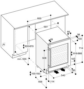 Встраиваемый винный шкаф Gaggenau RW404262 фото 4 в Новосибирске