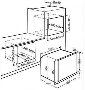 Духовой шкаф Smeg SC805AO-9 фото 2 в Новосибирске