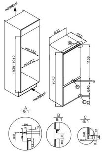 Встраиваемый холодильник Куперсберг RBN 1970 фото 2 в Новосибирске Встраиваемый холодильник Kuppersberg RBN 1970 фото 2 в Новосибирске