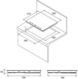 Независимая варочная панель Куперсберг SA6VT02 фото 3 в Новосибирске Независимая варочная панель Kuppersberg SA6VT02 фото 3 в Новосибирске
