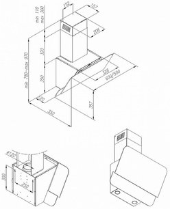 Кухонная вытяжка MAUNFELD London 60 слоновая кость фото 2 в Новосибирске