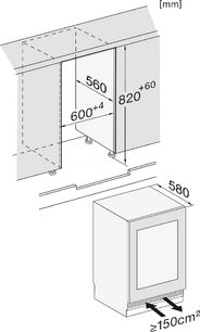 Встраиваемый винный шкаф Миле KWTUS 7096 E фото 4 в Новосибирске Встраиваемый винный шкаф Miele KWTUS 7096 E фото 4 в Новосибирске