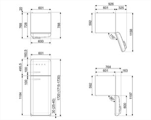 Холодильник Смег FAB30RBE3 фото 2 в Новосибирске Холодильник Smeg FAB30RBE3 фото 2 в Новосибирске