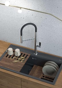 Смеситель Omoikiri Osaka C-BL фото 4